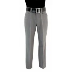 Smitty Umpire Smitty Flat Front Heather Grey Combo Umpire Pants