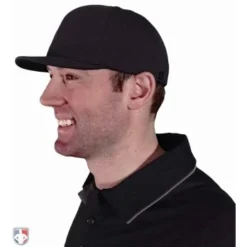 Richardson Umpire Caps Richardson Pulse Performance FlexFit Combo Plate / Base Umpire Cap -The Ball Gears Sales 633 Richardson Pulse Performance Flex Fit Umpire Cap 4 Stitch Worn Side View