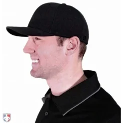 Richardson Umpire Caps Richardson Pulse Performance FlexFit Base Umpire Cap - 8 Stitch -The Ball Gears Sales 653 Richardson Pulse Performance FlexFit Umpire Cap Worn Side View