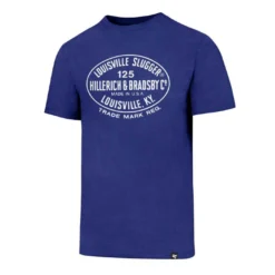 LOUISVILLE SLUGGER Royal Blue Vintage H&B Oval Logo Tee