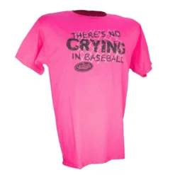 LOUISVILLE SLUGGER Youth No Crying In Baseball T Pink
