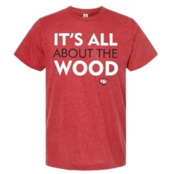 LOUISVILLE SLUGGER It's All About The Wood Red T-Shirt