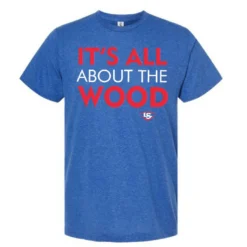LOUISVILLE SLUGGER It's All About The Wood T-Shirt Royal Blue