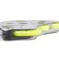 Champro Umpire Gear Champro 4-Dial Optic Yellow Steel Umpire Indicator - 3/2/2 Count -The Ball Gears Sales A038P CHAMPRO 4 DIAL STEEL UMPIRE INDICATOR 3 2 2 COUNT PROFILE VIEW