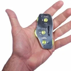 Champro Umpire Gear Champro 3-Dial Optic Yellow Steel Umpire Indicator - 3/2/2 Count -The Ball Gears Sales A039P CHAMPRO 3 DIAL STEEL UMPIRE INDICATOR 3 3 3 COUNT IN HAND