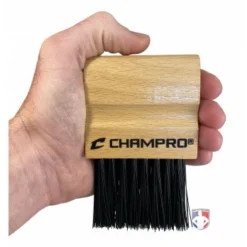 Champro Umpire Gear Wooden Umpire Plate Brush -The Ball Gears Sales A040P Champro Wooden Umpire Plate Brush in hand 2