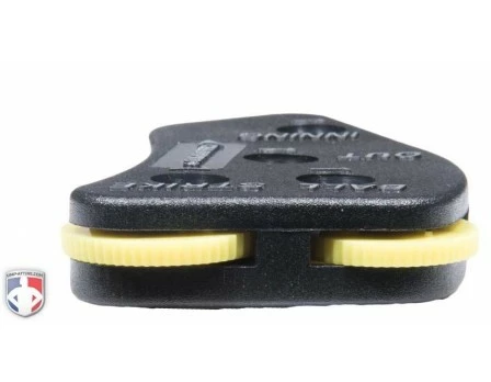 Champro Umpire Gear Champro Balls First 4-Dial Optic Yellow Plastic Umpire Indicator - 3/2/2 Count 6 Champro Umpire Gear Champro Balls First 4-Dial Optic Yellow Plastic Umpire Indicator - 3/2/2 Count - Image 6