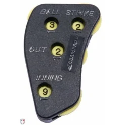 Champro Umpire Gear Champro Balls First 4-Dial Optic Yellow Plastic Umpire Indicator - 3/2/2 Count