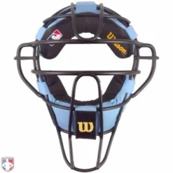 Wilson Umpire Gear Wilson MLB Umpire Mask Replacement Pads - Sky Blue And Black -The Ball Gears Sales A3009 AL BL BK Front 1