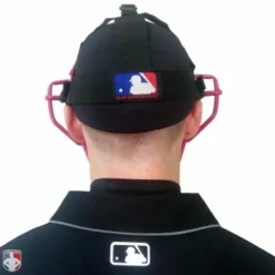 Wilson Umpire Gear Wilson MLB Pink Dyna-Lite Steel Umpire Mask With Pink And Tan 9 Wilson Umpire Gear Wilson MLB Pink Dyna-Lite Steel Umpire Mask With Pink And Tan -The Ball Gears Sales A3009 PK TN Worn Back 1