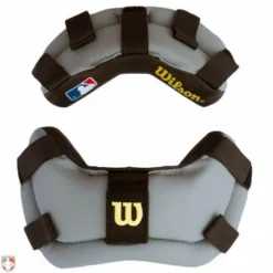 Wilson Umpire Gear Wilson MLB Wrap Around Umpire Mask Replacement Pads - Black And Grey
