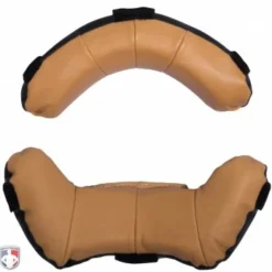 Wilson Umpire Gear Wilson MLB Two Tone Umpire Mask Replacement Pads - Black And Tan 7 Wilson Umpire Gear Wilson MLB Two Tone Umpire Mask Replacement Pads - Black And Tan -The Ball Gears Sales A3816 BK TN WILSON MLB TWO TONE UMPIRE MASK REPLACEMENT PADS BLACK AND TAN BACK 1