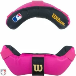 Wilson Umpire Gear Wilson MLB Umpire Mask Replacement Pads - Pink And Black