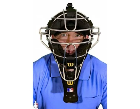Wilson Umpire Gear Wilson MLB Gold 6" Umpire Throat Guard 3 Wilson Umpire Gear Wilson MLB Gold 6" Umpire Throat Guard - Image 3