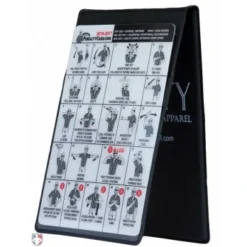 Smitty Umpire "Flip" Style 5" Umpire Lineup Card Holder / Game Card Referee Wallet -The Ball Gears Sales ACS 502 FLIP STYLE 5 UMPIRE LINEUP CARD HOLDER GAME CARD REFEREE WALLET STANDING WITH WHITE CARD