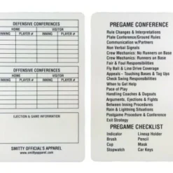 Smitty Umpire Reusable Baseball Umpire Game Card