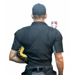 Wilson Umpire Gear Wilson MLB West Vest Pro Gold 2 Air Management Umpire Chest Protector -The Ball Gears Sales B7204 Wilson MLB West Vest Pro Gold 2 Air Management Umpire Chest Protector worn back shirt