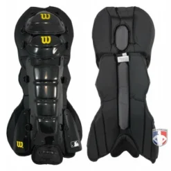 Wilson Umpire Gear Wilson MLB West Vest Pro Gold 2 Umpire Shin Guards With Memory Foam