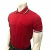 Smitty Umpire Smitty Short Sleeve Body Flex Umpire Shirt - Red