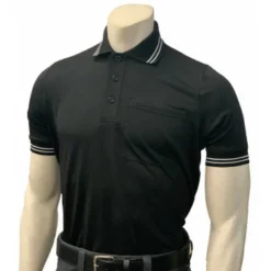 Smitty Umpire Smitty Short Sleeve Body Flex Umpire Shirt - Black