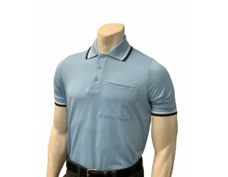 Smitty Umpire Smitty Short Sleeve Body Flex Umpire Shirt - Powder Blue 1 Smitty Umpire Smitty Short Sleeve Body Flex Umpire Shirt - Powder Blue