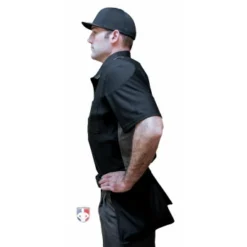 Champro Umpire Gear Champro Air Management Plated Umpire Chest Protector -The Ball Gears Sales CPAMT Champro Air Management Plated Umpire Chest Protector worn side