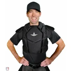 ALL-STAR Umpire Gear All-Star Internal Shell Umpire Chest Protector -The Ball Gears Sales CPU26 All Star Internal Shell Umpire Chest Protector Worn Front View