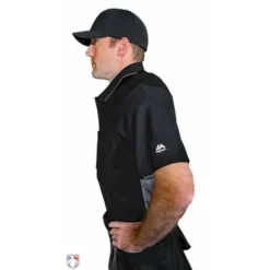 ALL-STAR Umpire Gear All-Star Internal Shell Umpire Chest Protector -The Ball Gears Sales CPU26 All Star Internal Shell Umpire Chest Protector Worn Side View with Shirt