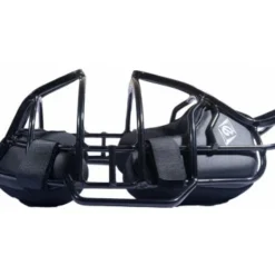 Diamond Umpire Gear Diamond IX3 Aluminum Umpire Mask With Quik-Dry -The Ball Gears Sales DFM UMP BK Profile