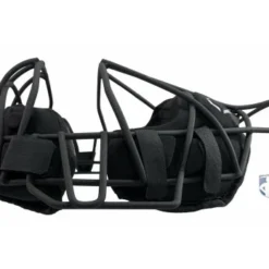 EvoShield MLB Black Pro-SRZ Windpact Catcher Mask -The Ball Gears Sales EVO MASK BK Evo Shield MLB Steel Mask with Windpact Flat Side