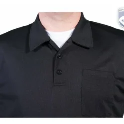 Smitty Umpire Smitty Vertical Stripe Umpire Shirt - Black -The Ball Gears Sales Eric BB310SSBlack Collar