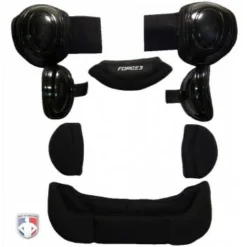 Force3 Umpire Gear Force3 V3 Ultimate Umpire Chest Protector With Dupont™ Kevlar® -The Ball Gears Sales F3 CPv3 attachments new logo 1