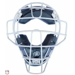 Force3 Umpire Gear Force3 Silver Defender Umpire Mask With Black