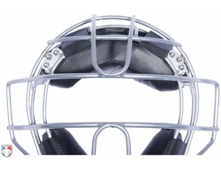 Force3 Umpire Gear Force3 Silver Defender Umpire Mask With Black 2 Force3 Umpire Gear Force3 Silver Defender Umpire Mask With Black - Image 2