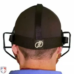 Force3 Umpire Gear Force3 Defender Umpire Mask With Tan -The Ball Gears Sales F3 DEF BK TN Force3 Defender Umpire Mask with Tan Worn Back Harness View