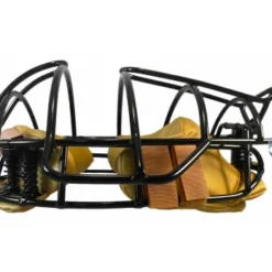 Force3 Umpire Gear Force3 Defender Umpire Mask With Tan -The Ball Gears Sales F3 DEF BK TN Force3 Defender Umpire Mask with Tan flat side