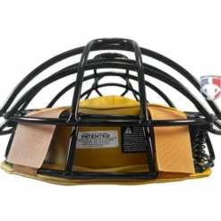 Force3 Umpire Gear Force3 Defender Umpire Mask With Tan -The Ball Gears Sales F3 DEF BK TN Force3 Defender Umpire Mask with Tan flat top