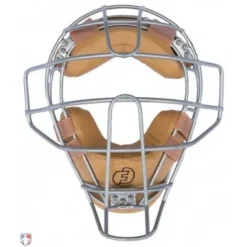 Force3 Umpire Gear Force3 Defender V2 Umpire Mask Replacement Pads - Tan -The Ball Gears Sales F3 DEF TN FORCE3 V2 SILVER DEFENDER UMPIRE MASK WITH TAN 2