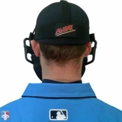 ALL-STAR Umpire Gear All-Star Black Magnesium Umpire Mask With Black LUC -The Ball Gears Sales FM4000 MAG UMP BK BK Worn Back