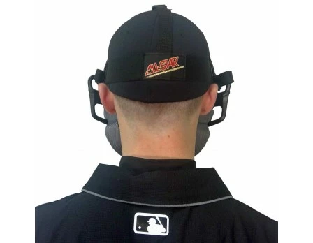 ALL-STAR Umpire Gear All-Star Black Magnesium Umpire Mask With Grey LUC 6 ALL-STAR Umpire Gear All-Star Black Magnesium Umpire Mask With Grey LUC - Image 6