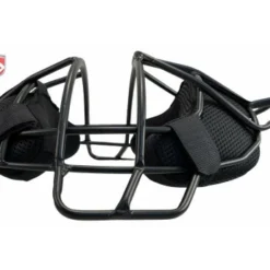 ALL-STAR Umpire Gear All-Star Matte Black System 7 Steel Umpire Mask With UltraCool -The Ball Gears Sales FM4000 MBK All Star Matte Black System 7 Steel Umpire Mask with UltraCool side flat