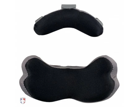 ALL-STAR Umpire Gear All-Star FM4000MAG Umpire Mask Replacement Pads - Grey 2 ALL-STAR Umpire Gear All-Star FM4000MAG Umpire Mask Replacement Pads - Grey - Image 2