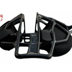ALL-STAR Umpire Gear All-Star Black Magnesium Umpire Mask With Black LUC -The Ball Gears Sales FM4000MAG UMP BK BK All Star Black Magnesium Umpire Mask with Black side flat