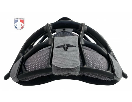 ALL-STAR Umpire Gear All-Star Black Magnesium Umpire Mask With Grey LUC 3 ALL-STAR Umpire Gear All-Star Black Magnesium Umpire Mask With Grey LUC - Image 3