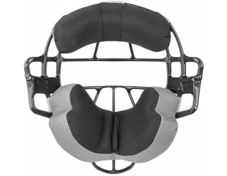 ALL-STAR Umpire Gear All-Star Black Magnesium Umpire Mask With Grey LUC 2 ALL-STAR Umpire Gear All-Star Black Magnesium Umpire Mask With Grey LUC - Image 2
