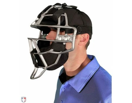 ALL-STAR Umpire Gear All-Star Silver Magnesium Umpire Mask With Black LUC 6 ALL-STAR Umpire Gear All-Star Silver Magnesium Umpire Mask With Black LUC - Image 6