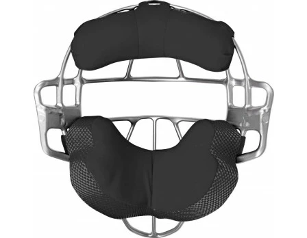 ALL-STAR Umpire Gear All-Star Silver Magnesium Umpire Mask With Black LUC 2 ALL-STAR Umpire Gear All-Star Silver Magnesium Umpire Mask With Black LUC - Image 2