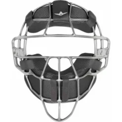 ALL-STAR Umpire Gear All-Star Silver Magnesium Umpire Mask With Black LUC