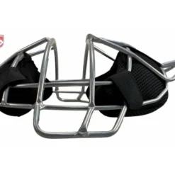 ALL-STAR Umpire Gear All-Star Silver System 7 Steel Umpire Mask With UltraCool -The Ball Gears Sales FM4000UMP All Star Silver System 7 Steel Umpire Mask with UltraCool side flat