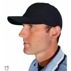Smitty Umpire Smitty Performance Flex Fit Umpire Cap -The Ball Gears Sales HT316 N Smitty Performance Flex Fit Umpire Cap 6 Stitch Worn Front Angled View